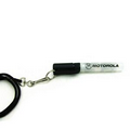 8 Ml Hand Sanitizer Spray Bottle w/Rope Lanyard - Black